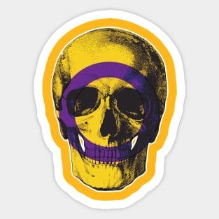 Intersex Skull Sticker